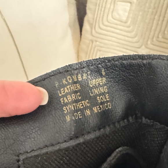 Steve Madden Black Lace-Up Combat Boots - Picture 10 of 11